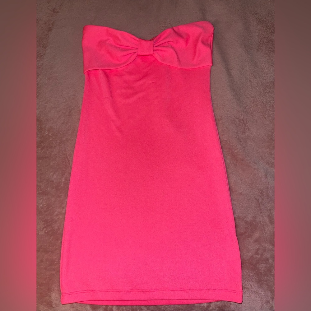 #Pink tube #Top #Dress